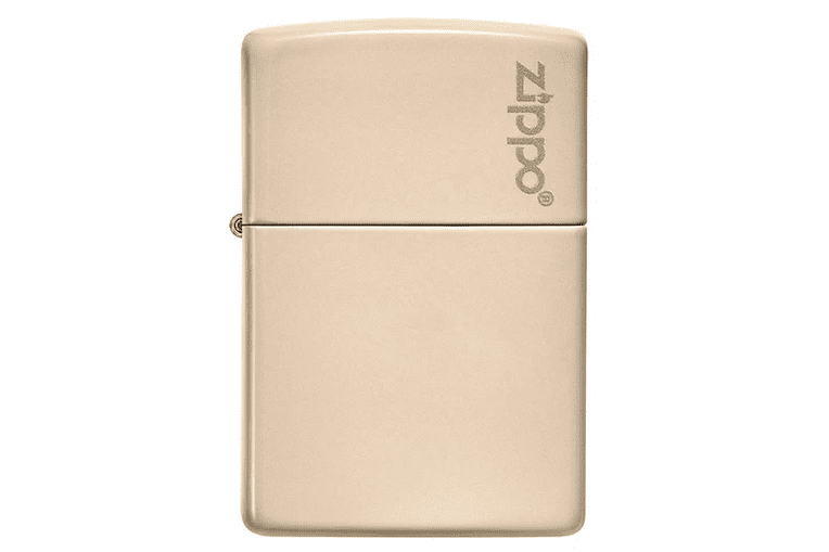 Classic Flat Sand Zippo Logo