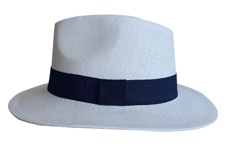 Fedora με μπλε κορδέλα