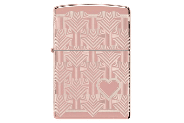 Heart Design Zippo