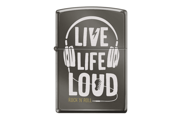 Live Life Loud Zippo