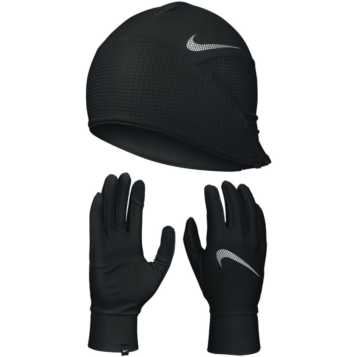 Nike Essentials σετ σκουφί και γάντια για τρέξιμο ανδρών