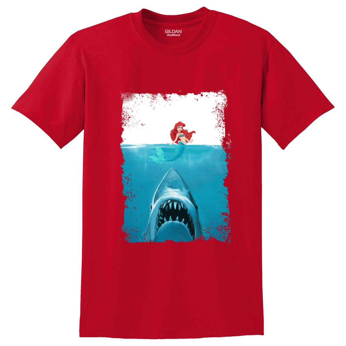 Κοντομάνικη μπλούζα Jaws mermaid