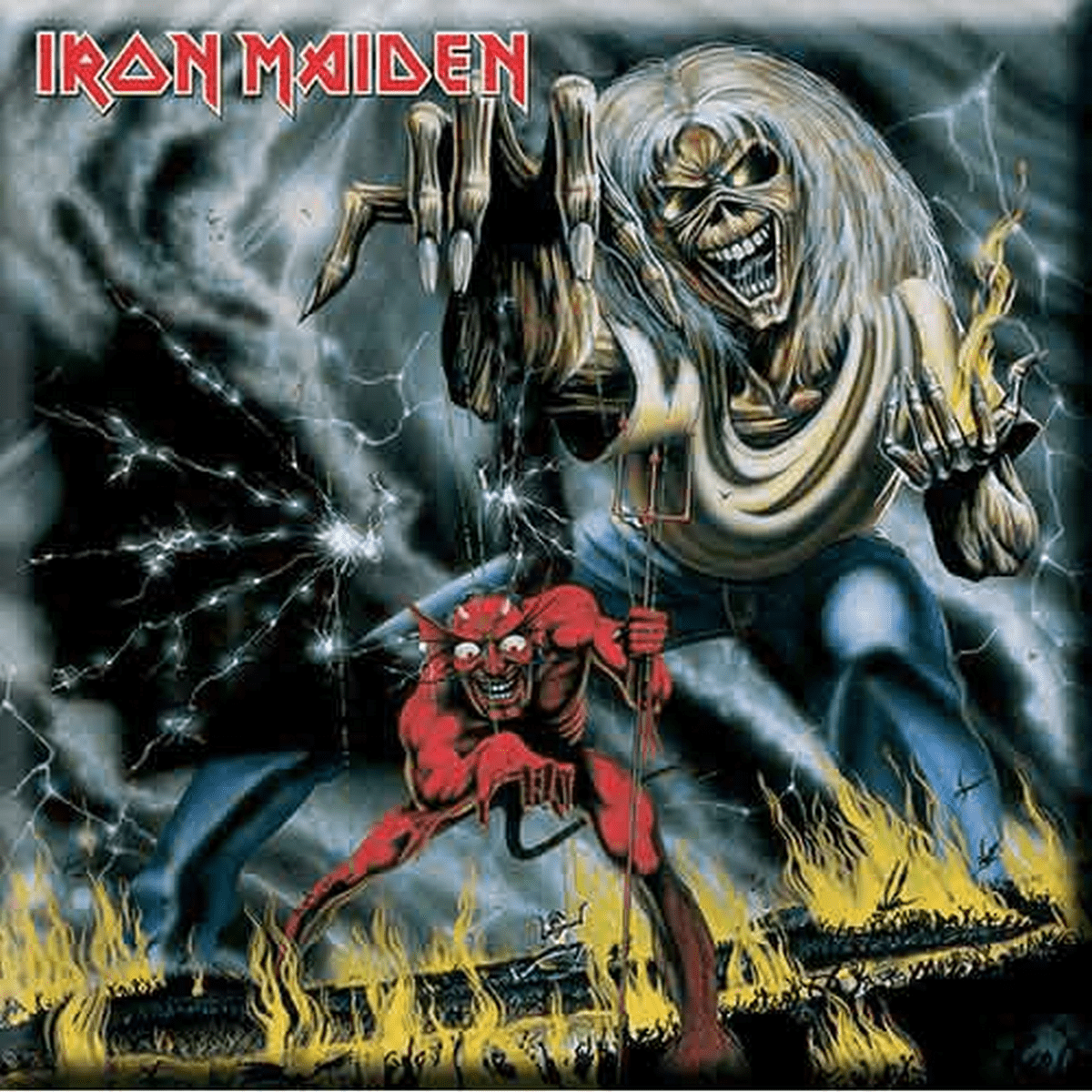 Μαγνήτης ψυγείου Iron Maiden The number of the Beast