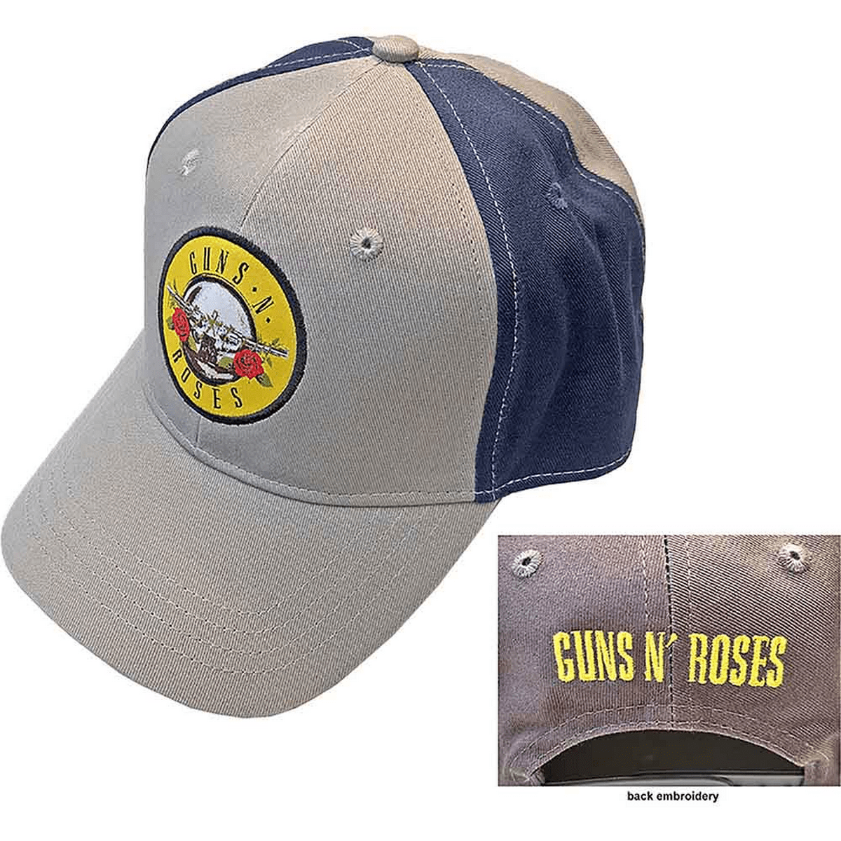Τζόκεϊ καπέλο GunsNRoses γκρί/σκούρο μπλε