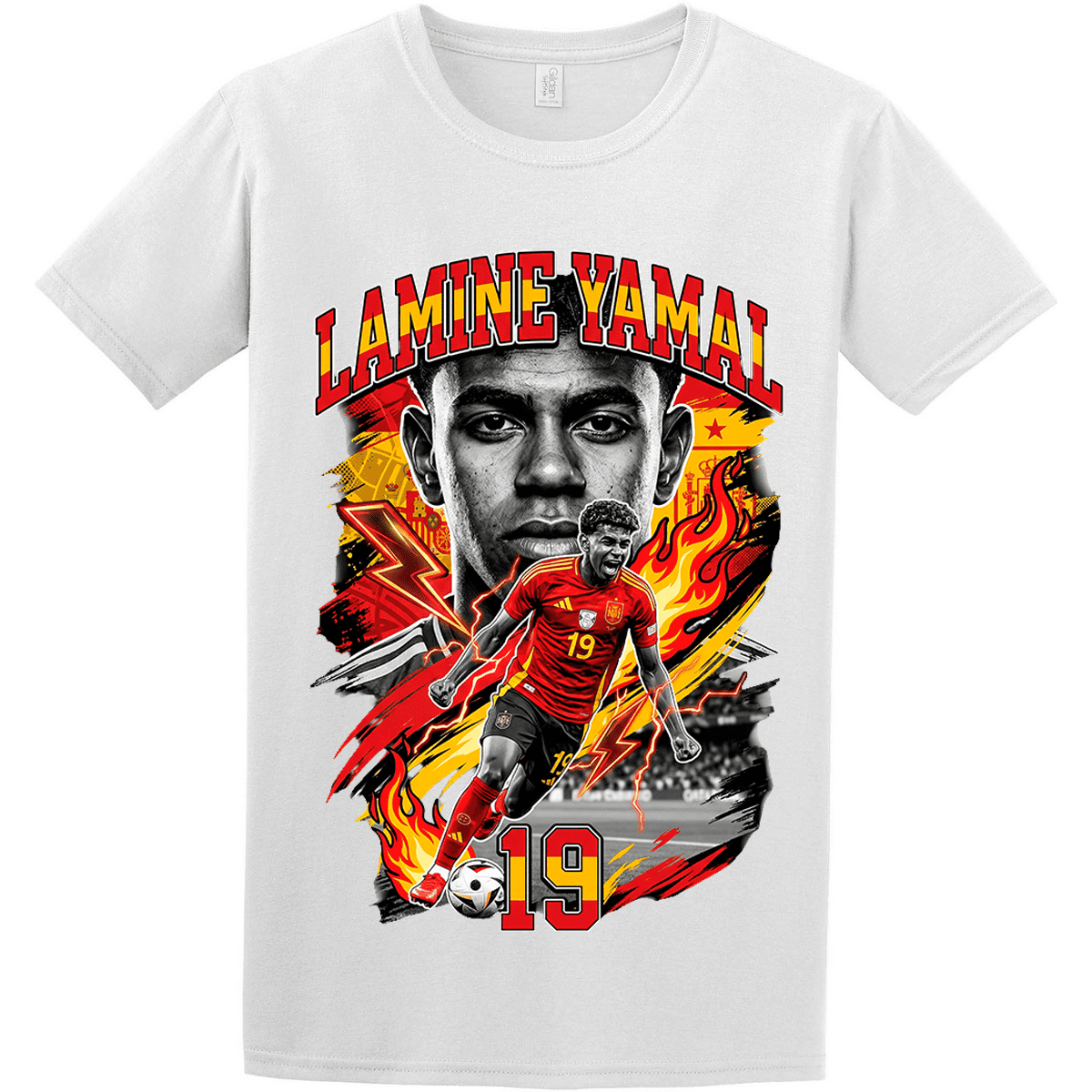 Κοντομάνικο παιδικό Lamine Yamal Spain World Cup